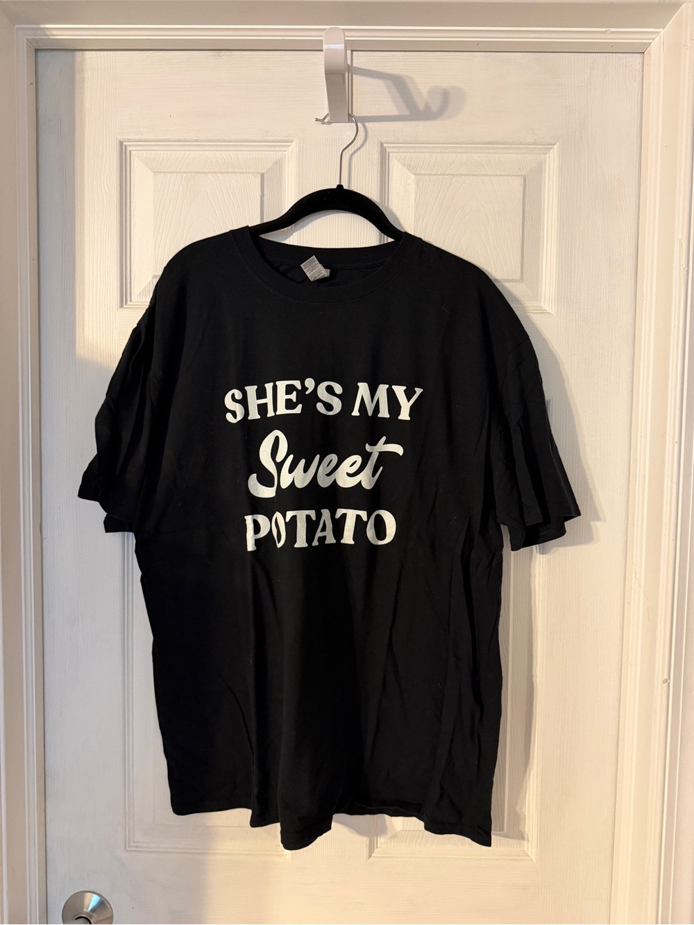 Gildan Novelty She’s My Sweet Potato Black Graphic Tee